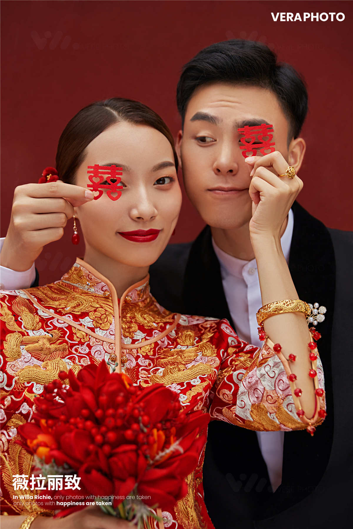 西安婚纱照-广仁寺秀禾